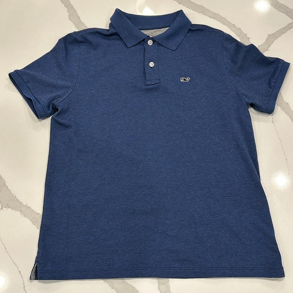 Boys Vineyard Vines Edgartown Polo, Size: Large, Blue